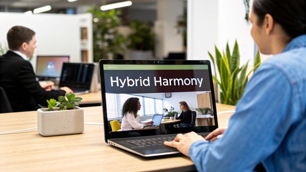 hybrid work management systems