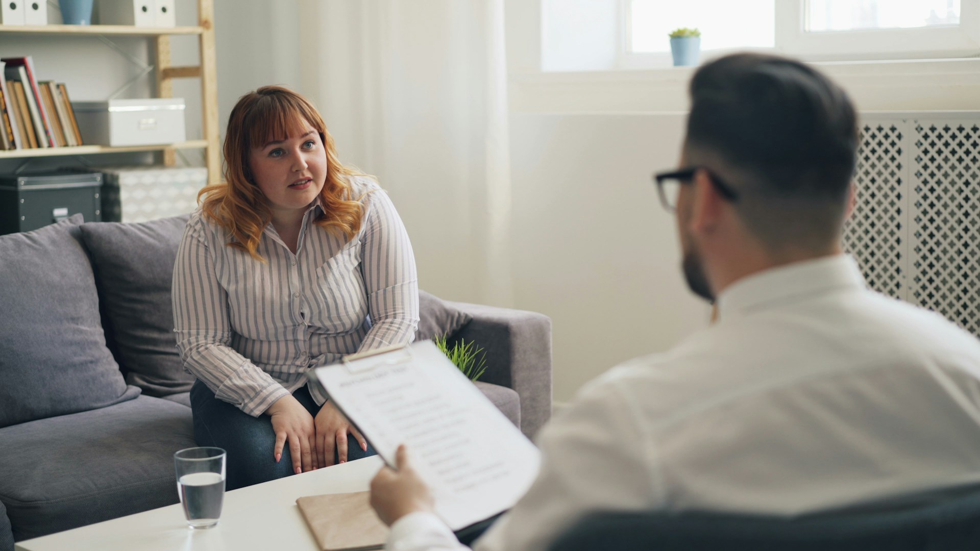IT Recruiter taking job interview