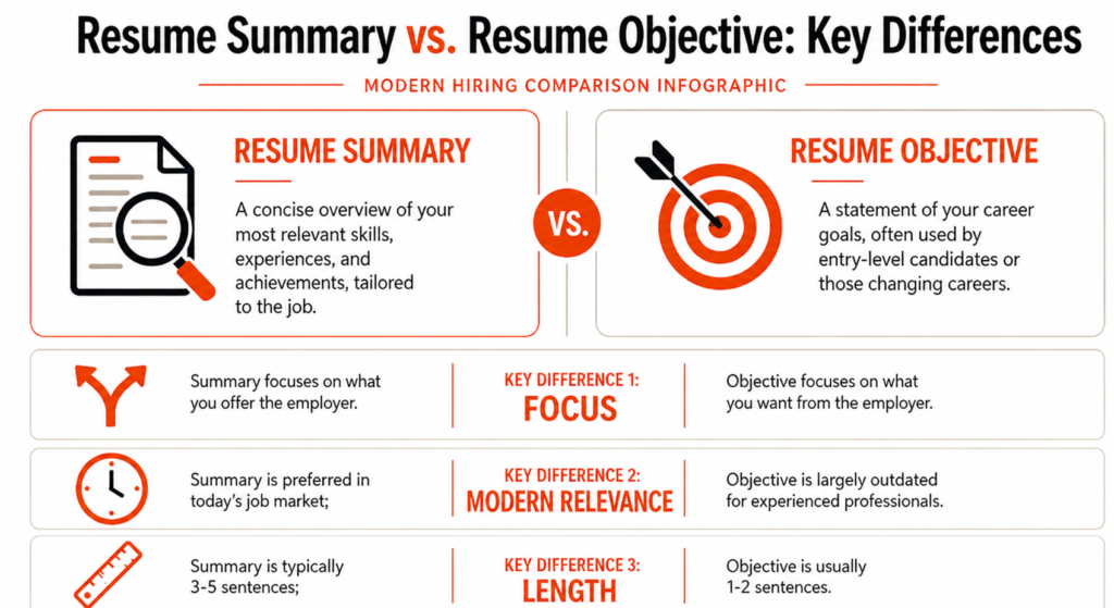 What Is a Resume Summary vs a Resume Objective
